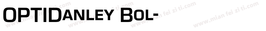 OPTIDanley Bol字体转换